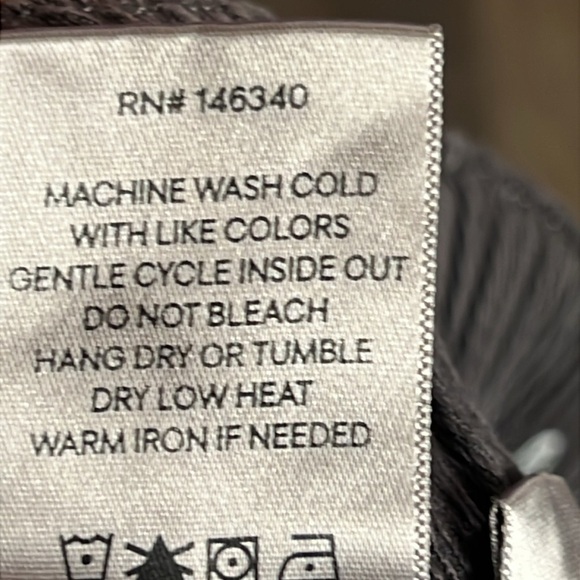 AMO Drapey Trouser Women's 31 Washed Black Ankle‎ Straight Leg relaxed cropped - Picture 8 of 8